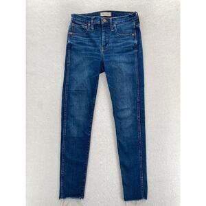 Madewell 9" High Rise Skinny Women's 27 Medium Wash Blue Stretch Denim Jeans